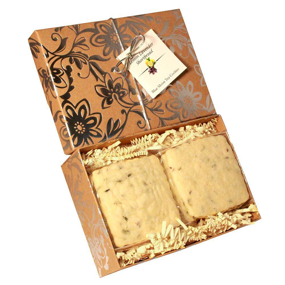 Lemon Lavender Shortbread Cookies 1 LB Gift Box