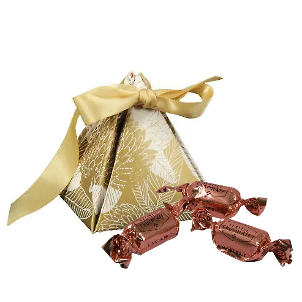 Seattle Chocolate Pink Bubbly Truffles - Gift Box