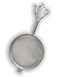 Tea Strainer with Teapot on Handle