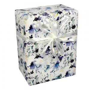 Wrapping Cookies - Gift Wrap - White & Blue