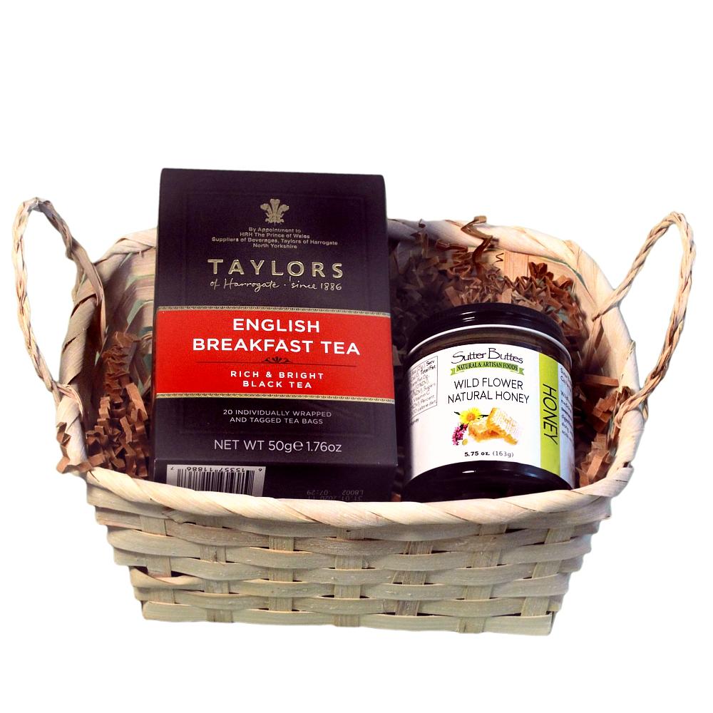 Gift Basket with Tea & Honey